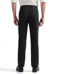 Arrow Men's Solid Regular Fit Trousers