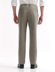 Arrow Men's Solid Regular Fit Trousers