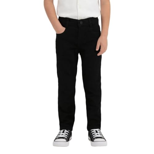 USPA Kids Boys Slim Fit Jeans (UKJEN813_Black_10-11 Years)