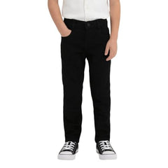 USPA Kids Boys Slim Fit Jeans (UKJEN813_Black_10-11 Years)