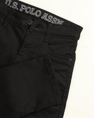 USPA Kids Boys Mid Rise Relaxed Fit Jeans (UKJEN859_Black_12 Months)