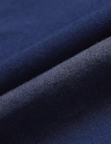 USPA Kids Boys Solid Regular Fit Shirt (UKSHT1903_Indigo_4-5 Years)
