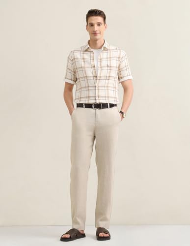 U.S.Polo Association Men's Windowpane Checked Sotogrande Shirt