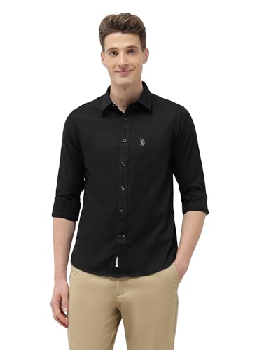 U.S.Polo Association Men's New Port Marina Dobby Shirt