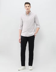 U.S.Polo Association men's Casa De Campo regular fit casual shirt, blue with button-down collar and chest pocket.
