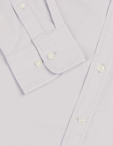 U.S. Polo Association men's Casa De Campo regular fit casual shirt in light fabric, displayed on a hanger.