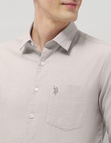 U.S.Polo Association Men's Solid Casa De Campo Shirt