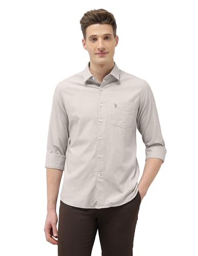 U.S.Polo Association Men's Solid Casa De Campo Shirt