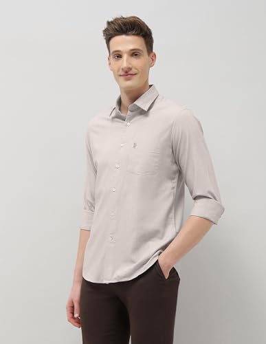 U.S.Polo Association Men's Solid Casa De Campo Shirt