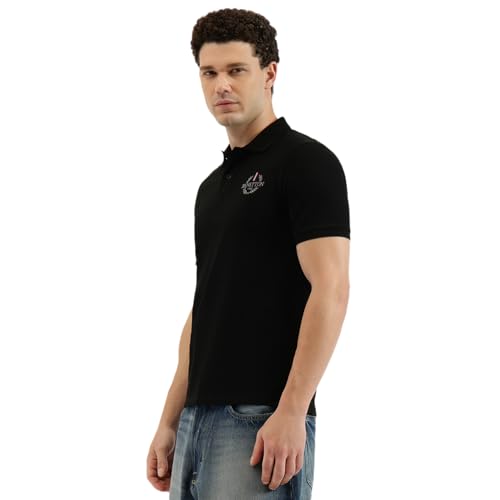 United Colors of Benetton Men's Regular Fit Tshirt (25A3089J3026I100_Black