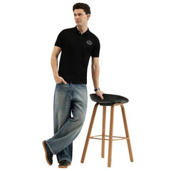 United Colors of Benetton Men's Regular Fit Tshirt (25A3089J3026I100_Black