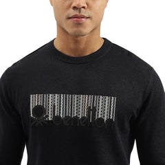 United Colors of Benetton Men Cotton Crew Neck Sweater (25A10PTK1137IN22_Blue