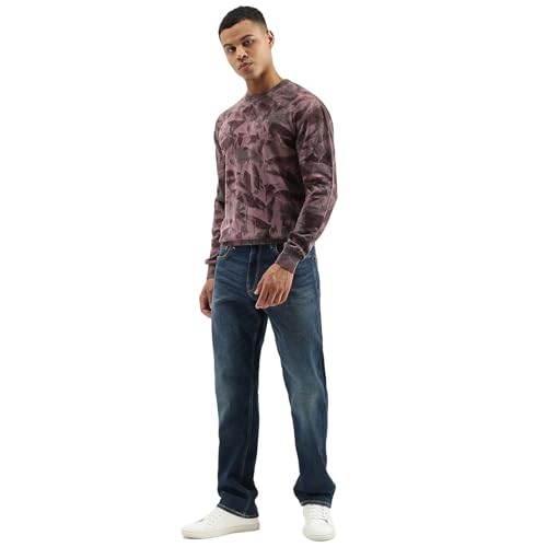 United Colors of Benetton Men Cotton Crew Neck Sweater (25A10CRK1138I902_Multicolour