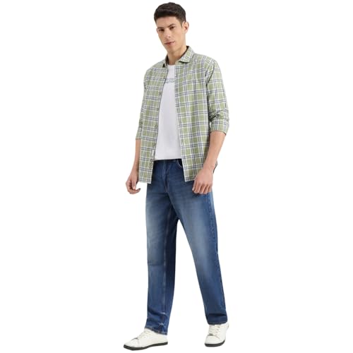 United Colors of Benetton Regular Fit Semi-Cutaway Collar Checked Shirt
