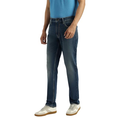 United Colors of Benetton Washed Straight Fit Jeans