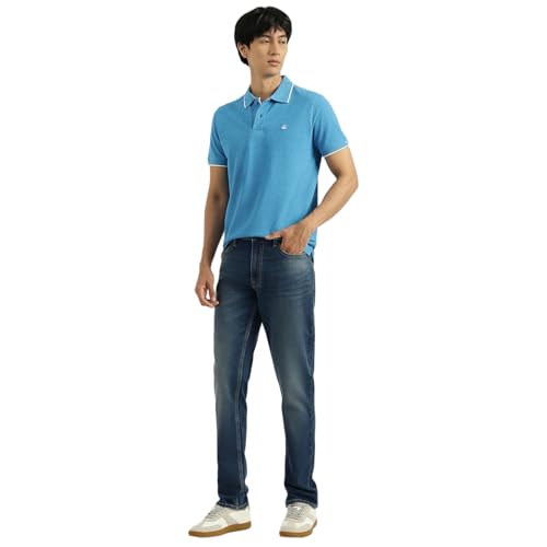 United Colors of Benetton Washed Straight Fit Jeans