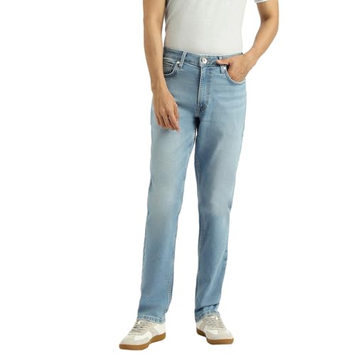 United Colors of Benetton Washed Straight Fit Jeans