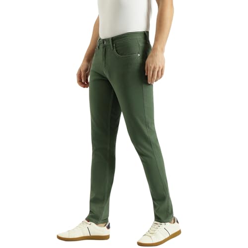 United Colors of Benetton Slim Tapered Fit Mid Rise Solid Jeans