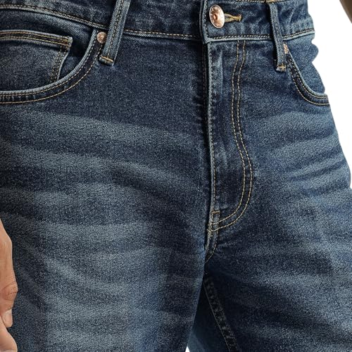 United Colors of Benetton Solid Bootcut Fit Mid Wash Jeans
