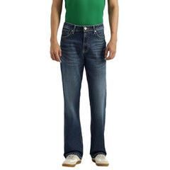 United Colors of Benetton Solid Bootcut Fit Mid Wash Jeans