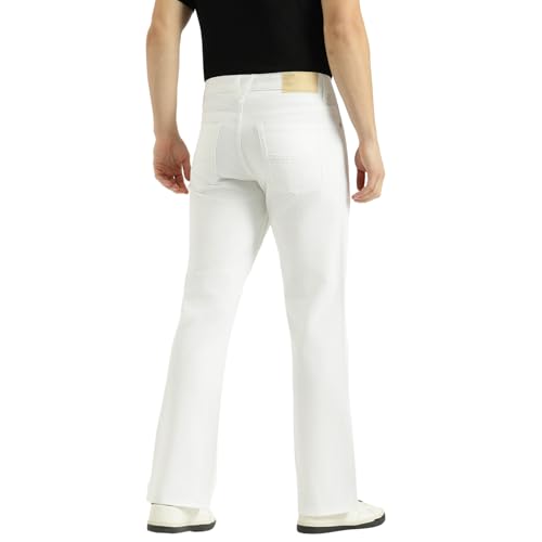 United Colors of Benetton Bootcut Fit Solid Mid Rise Jeans
