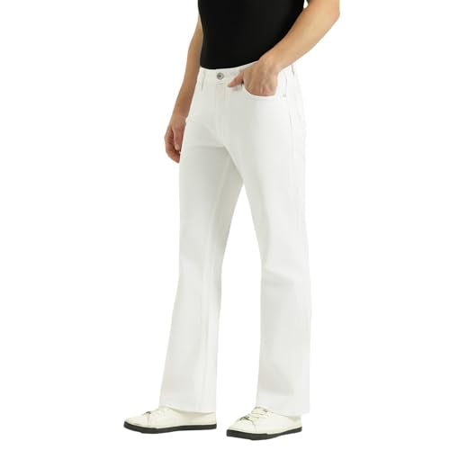 United Colors of Benetton Bootcut Fit Solid Mid Rise Jeans