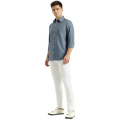 United Colors of Benetton Slim Tapered Fit Solid Mid Rise Jeans