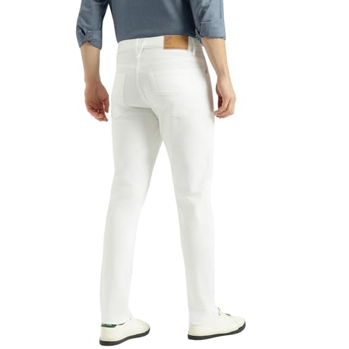 United Colors of Benetton Slim Tapered Fit Solid Mid Rise Jeans