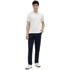 United Colors of Benetton Relaxed Fit Polo Neck Solid T-Shirt (Size : 3XL) - 26P3ZSCJ3048I101 White