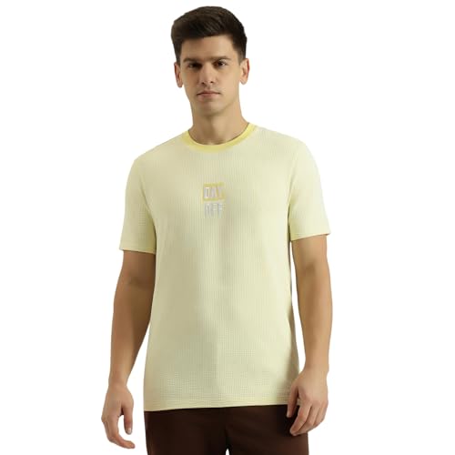 United Colors of Benetton Relaxed Fit Round Neck Striped T-Shirt (Size : S) - 26P30SSJ3023I901 Blue