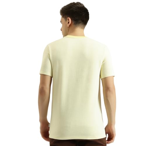 United Colors of Benetton Relaxed Fit Round Neck Striped T-Shirt (Size : S) - 26P30SSJ3023I901 Blue