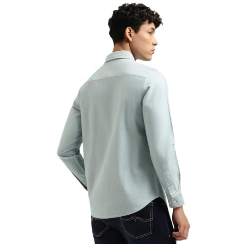 United Colors of Benetton Regular Fit Button Down Solid Shirt