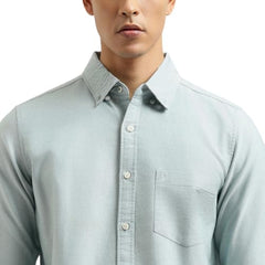 United Colors of Benetton Regular Fit Button Down Solid Shirt