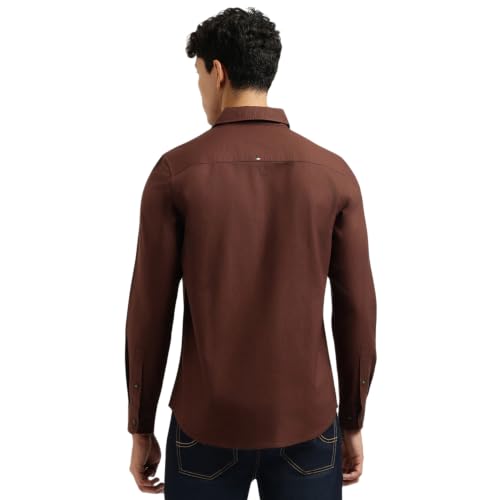 United Colors of Benetton Regular Fit Spread Collar Solid Shirt