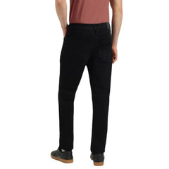 United Colors of Benetton Solid Slim Tapered Fit Black Rinse Wash Jeans