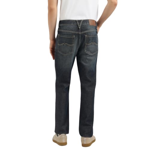 United Colors of Benetton Solid Straight Fit Vintage Tinted Wash Jeans