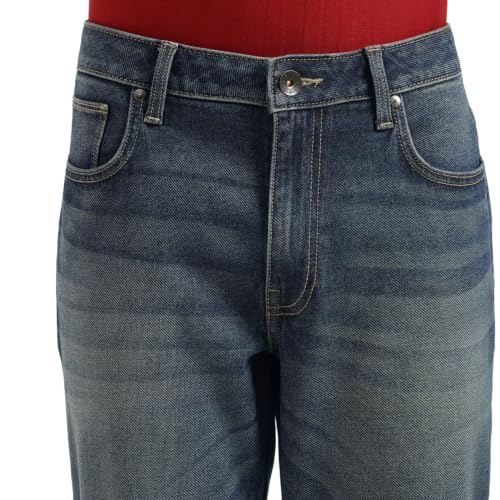 United Colors of Benetton Solid Straight Fit Tinted Dark Wash Jeans