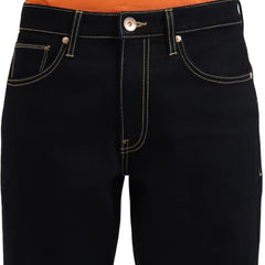 United Colors of Benetton Solid Slim Tapered Fit Rinse Wash Jeans