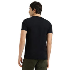 United Colors of Benetton Regular Fit Crew Neck Houndstooth Jersey T-Shirt