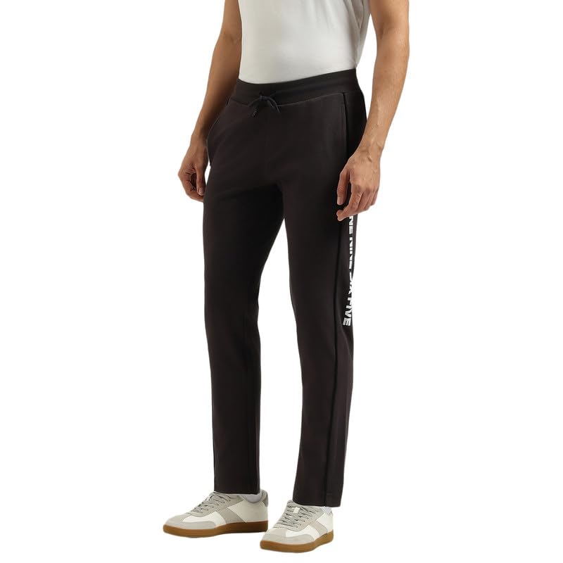United Colors of Benetton Typography Relaxed Fit Trackpants Black