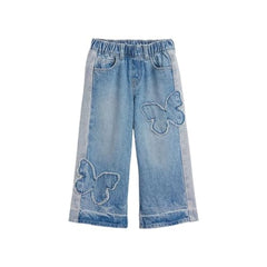 Girls Light-Wash Baggy Jeans, Lt. Blue, 5Y