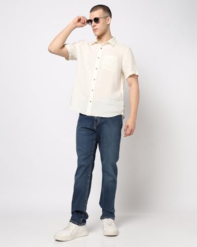GAP Men's Spread Collar Shirt