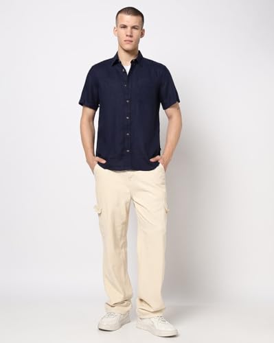 Men's Spread Collar Shirt