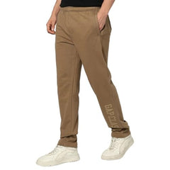 Men's Logo Print Mid Waist Track Pants Trousers