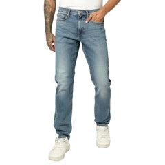 Mens Mid-Wash Slim-Fit Jeans