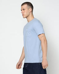 Men's Slim Crew Neck T-Shirt, Blue, S