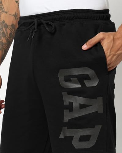 Men's Logo Print Mid Waist Shorts