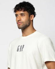 Men's Logo Print Relaxed Crew Neck T-Shirt