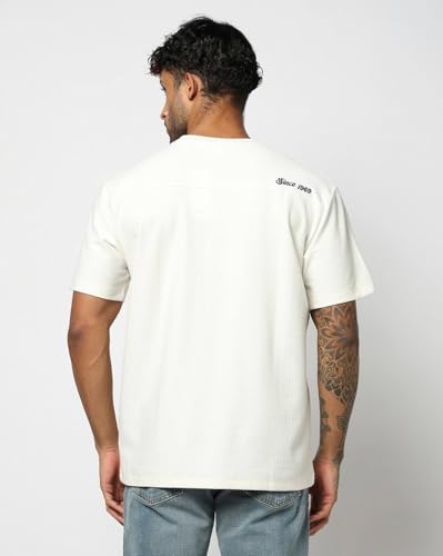 Men's Logo Print Relaxed Crew Neck T-Shirt
