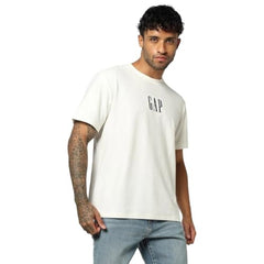 Men's Logo Print Relaxed Crew Neck T-Shirt